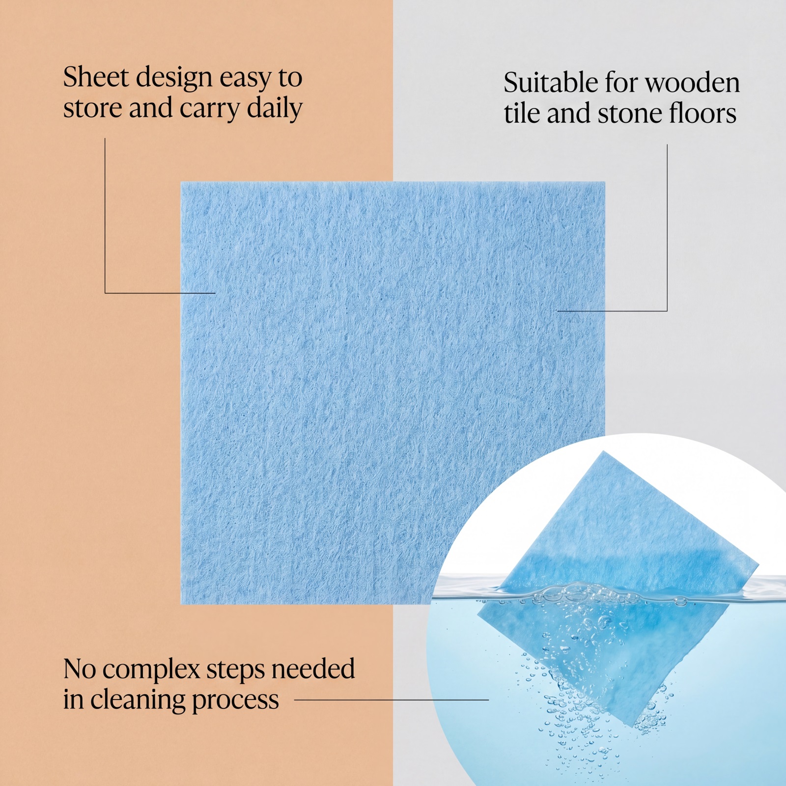 Multi Purpose Floor Cleaning Tablets Fast Dissolve Deep Clean Safe Mild Fit Various Floors