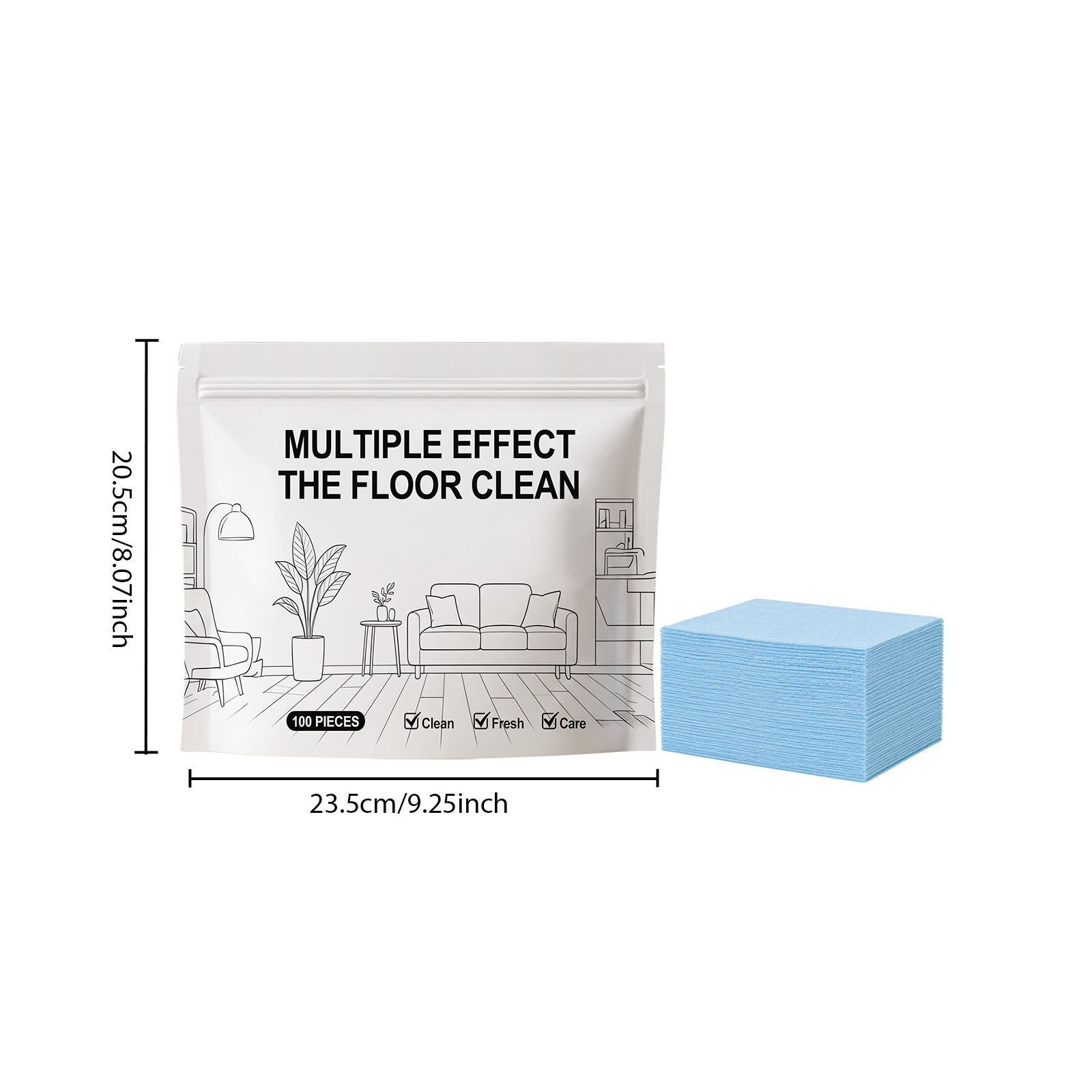 Multi Purpose Floor Cleaning Tablets Fast Dissolve Deep Clean Safe Mild Fit Various Floors