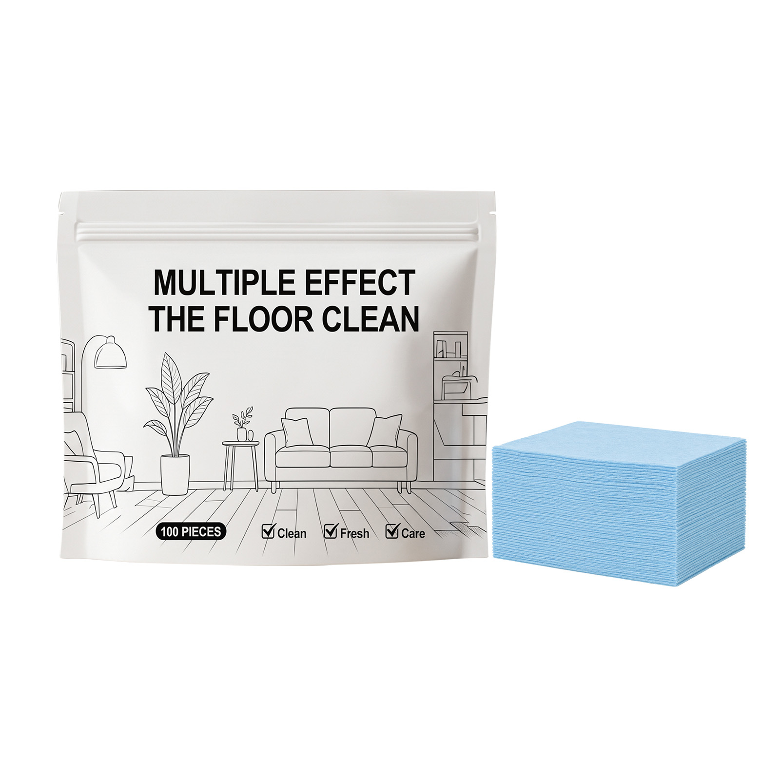 Multi Purpose Floor Cleaning Tablets Fast Dissolve Deep Clean Safe Mild Fit Various Floors