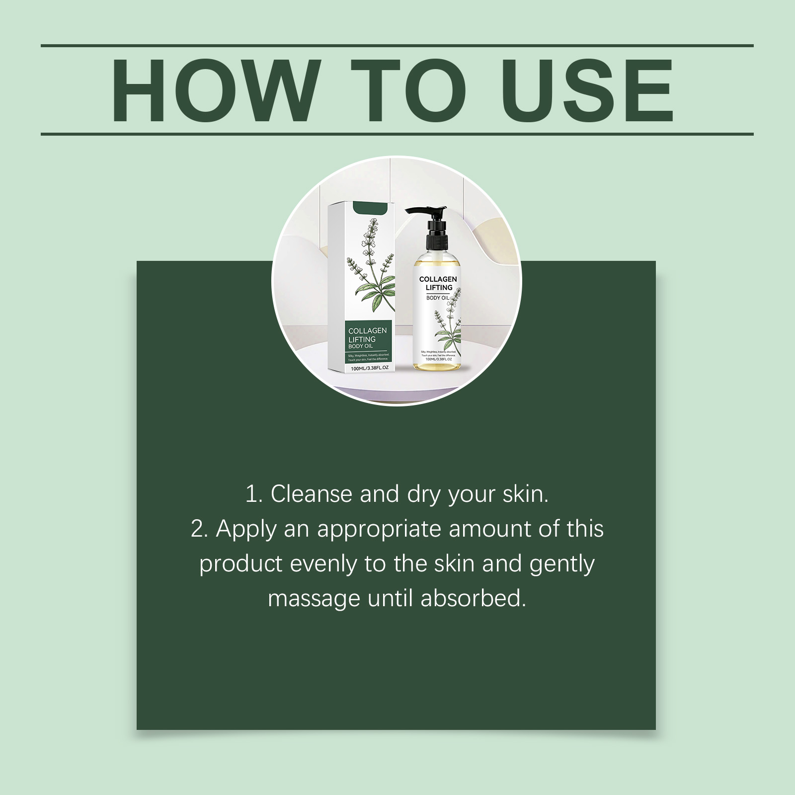 Collagen Body Oil Mild Nourishing Soft Smooth Refreshing Elastic Bright Daily Skin Care