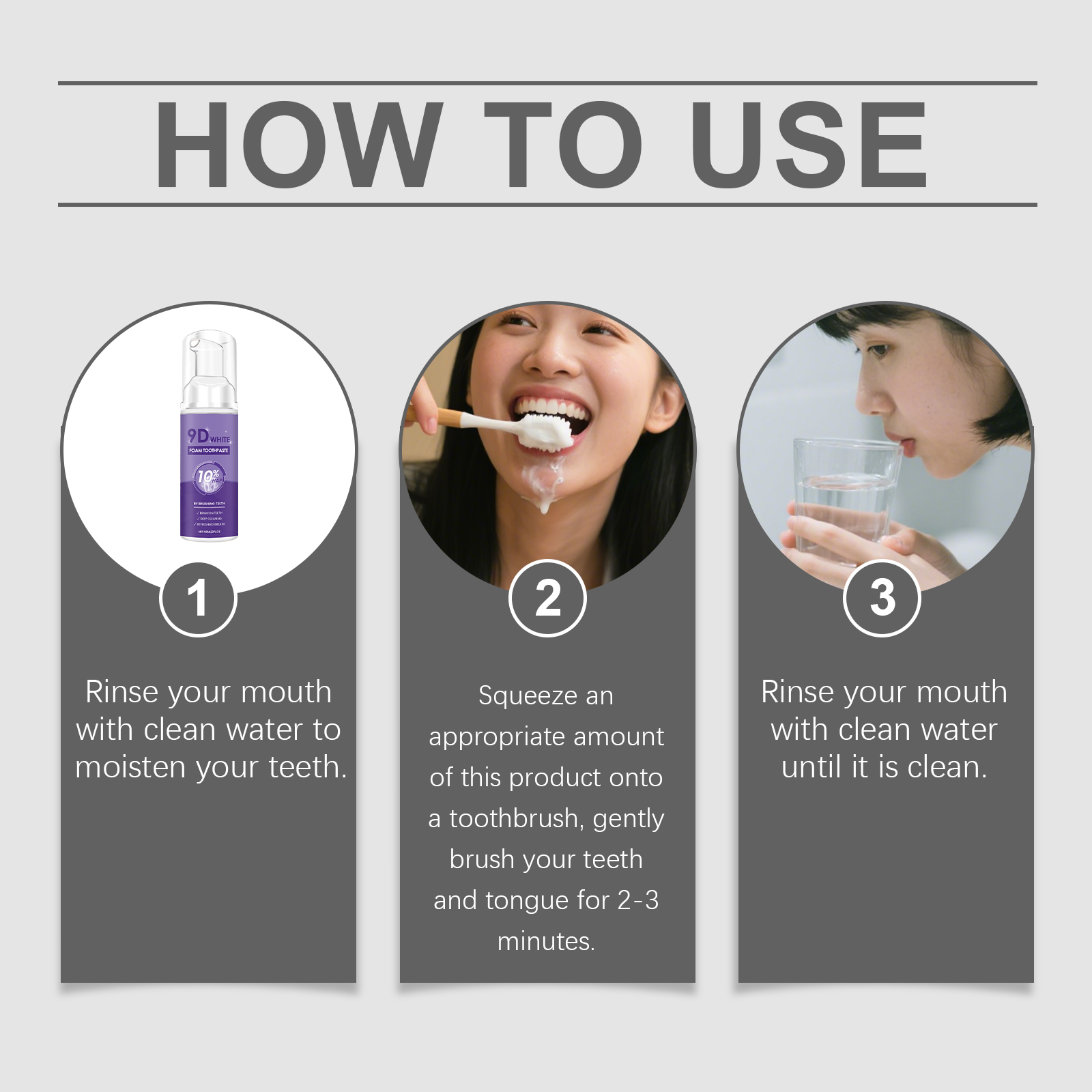 Teeth Cleaning Mousse Mild Cleaning Yellow Stains Fresh Clean Daily Care Oral Care Foam Mousse
