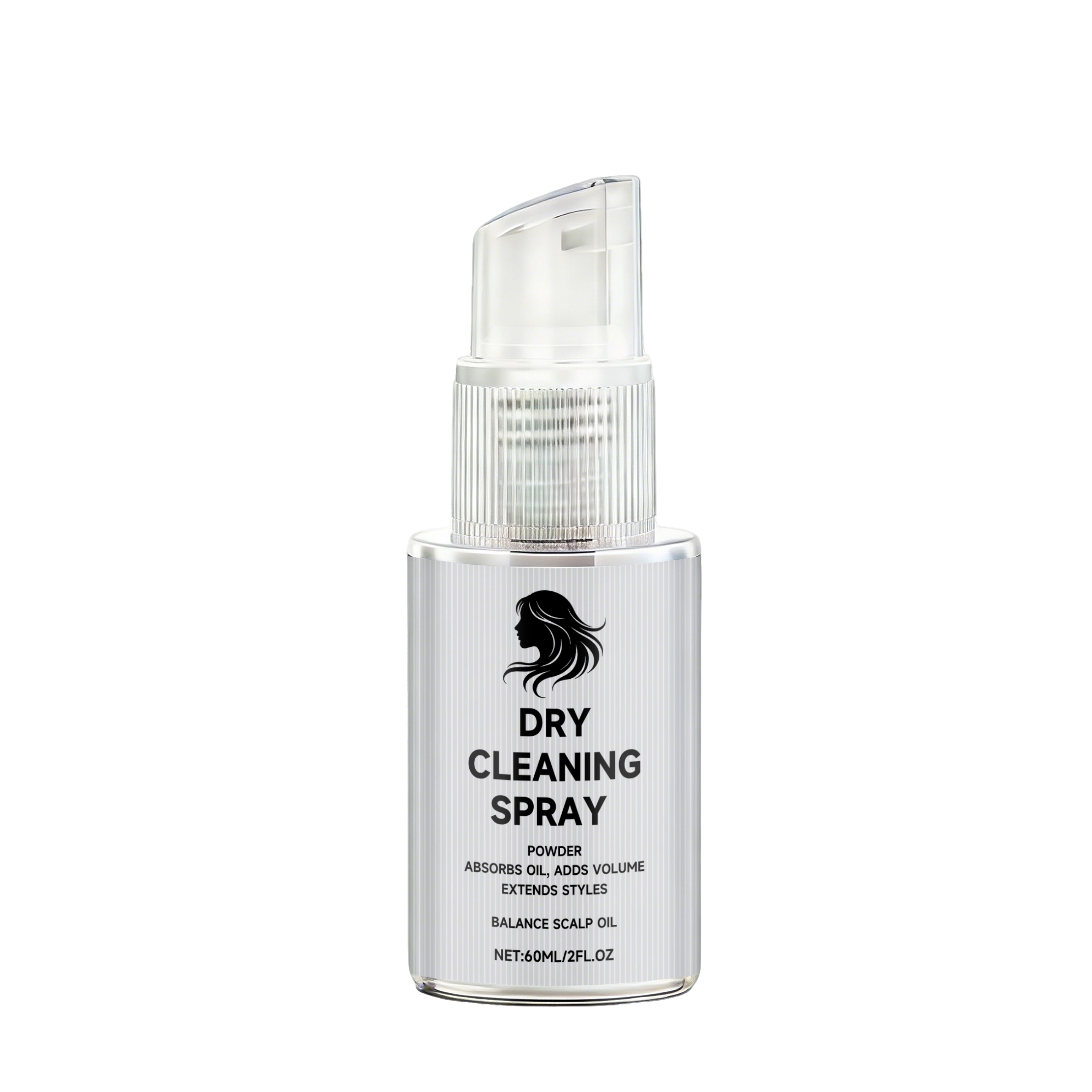 Dry Shampoo Spray Natural Fluffy Hydrating Glossy Hair Mild Ingredients Daily Convenient Hair Care Spray