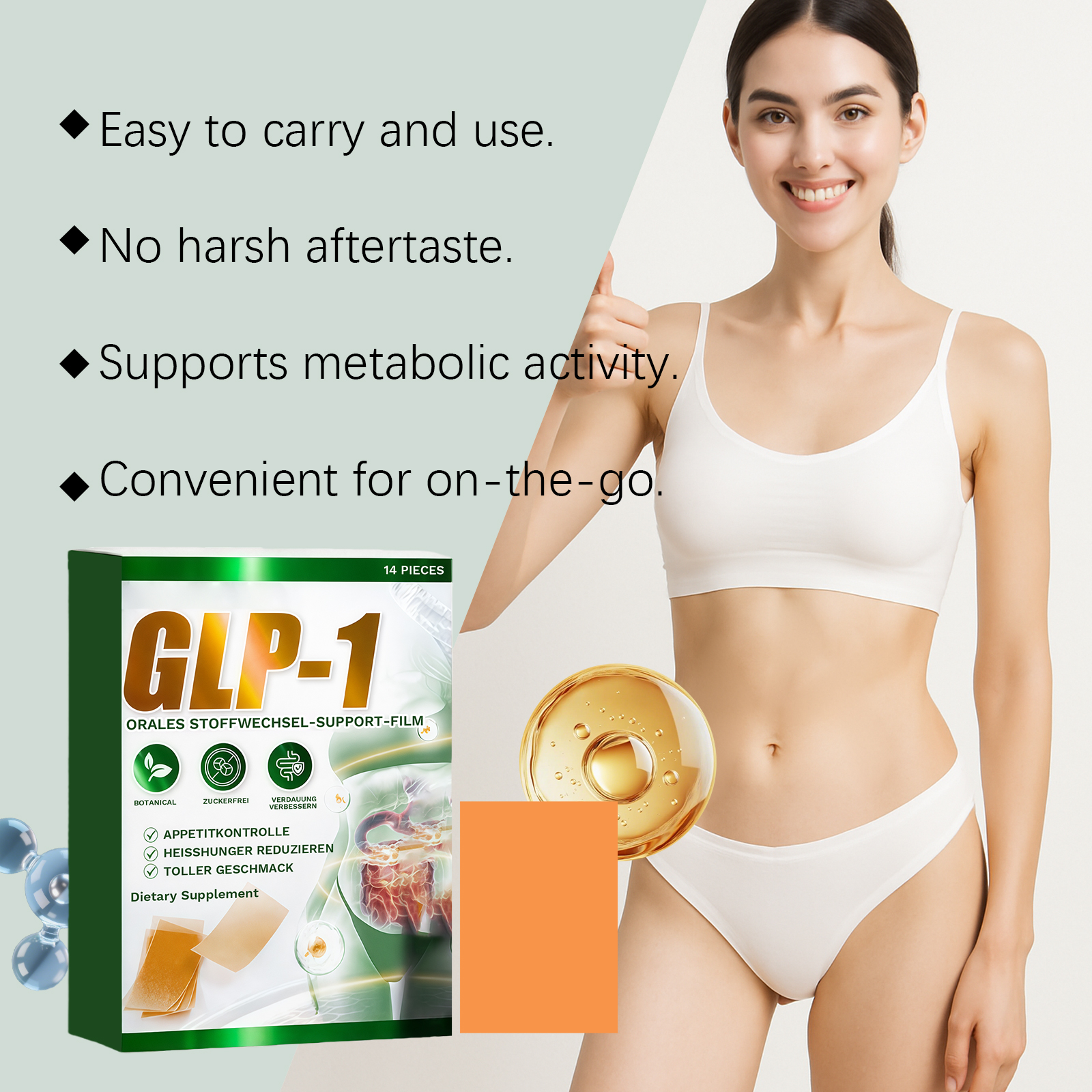 Metabolism Support Oral Tablet Internal Intake Body Health Care Nutritional Supplement Daily Physical Conditioning