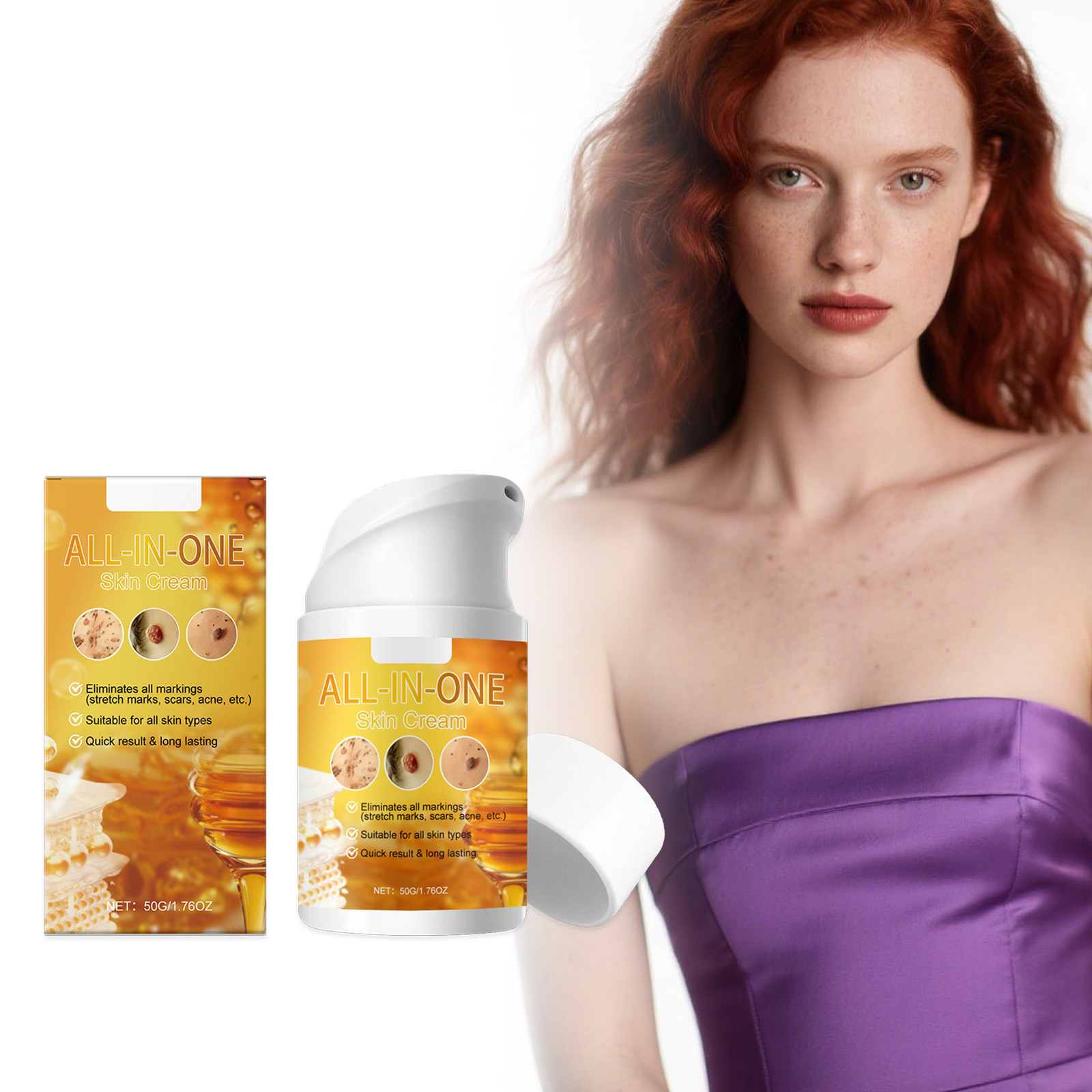 Skin Care Cream Moisturizing Refreshing Texture Gentle Comfortable Skin Friendly Daily Body Hydrating Lotion