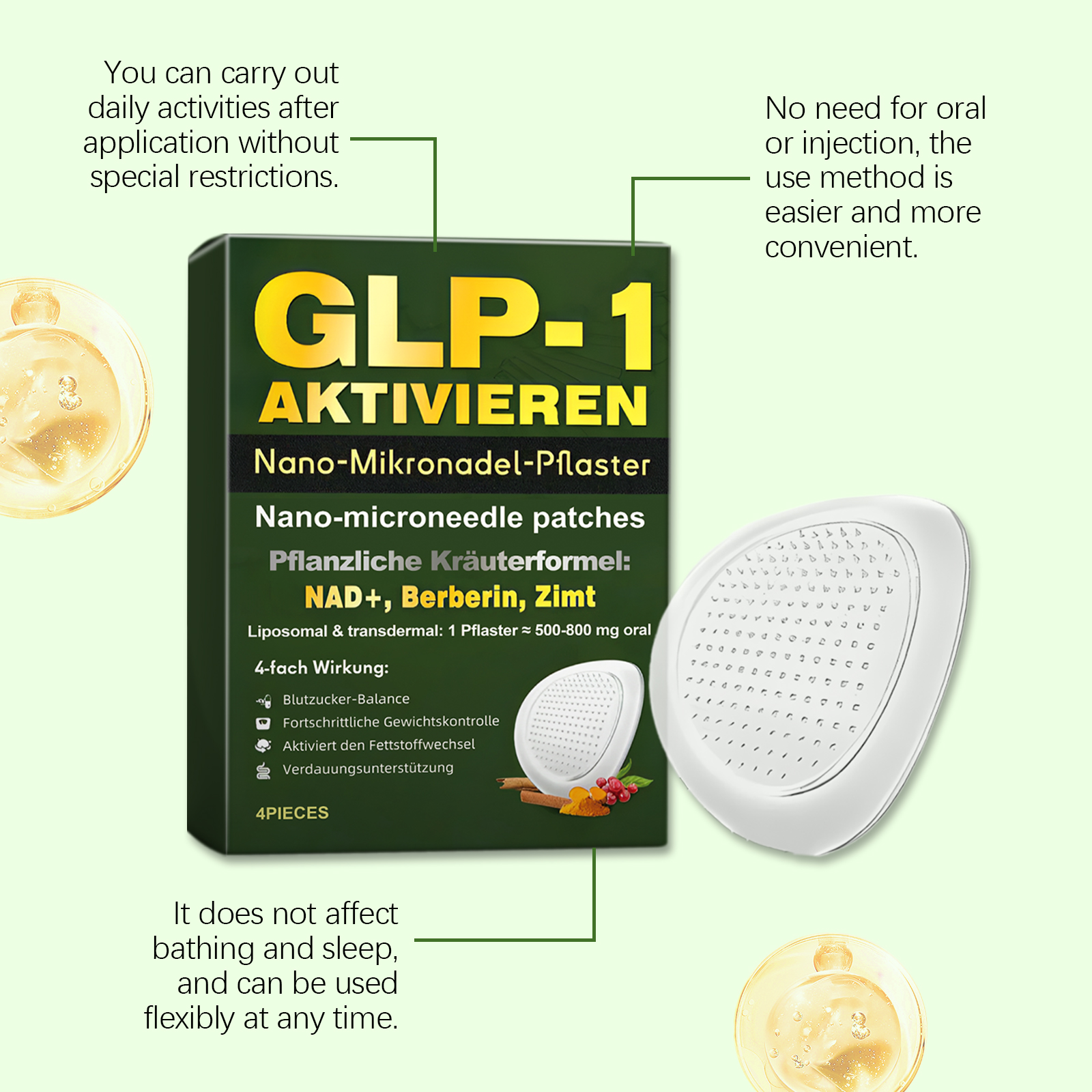 Body Care Patch Mild Ingredients Refreshing Breathable Skin Friendly Daily Portable Body Maintenance Sticker