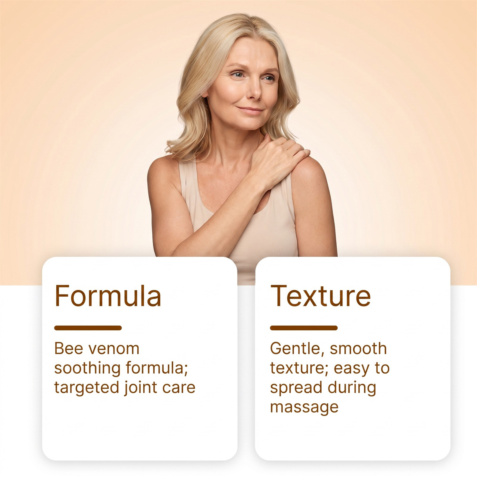 Joint Comfort Cream Light Moisturizing Elbow Joint Comfort Refreshing Breathable External Daily Smear Massage Care
