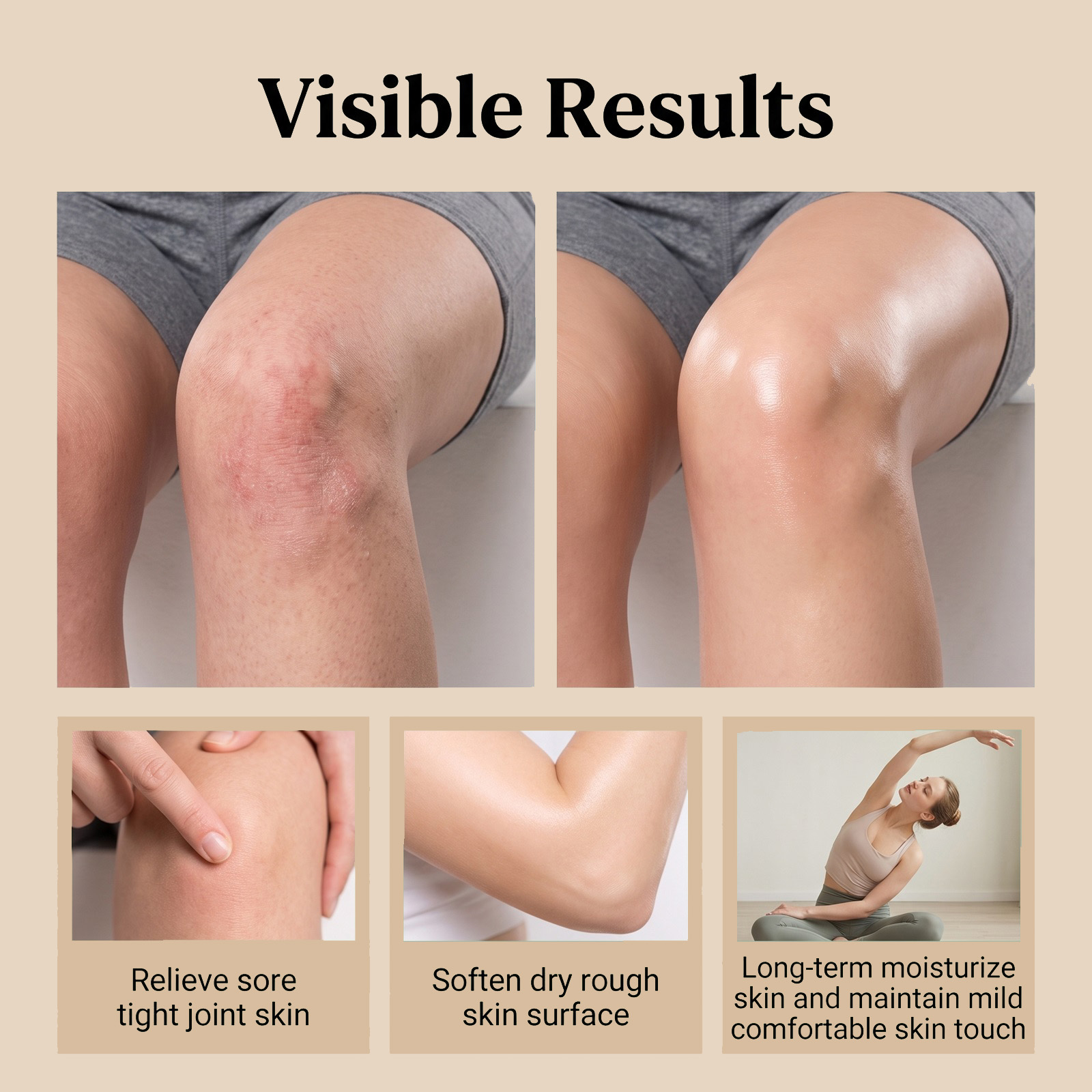 Joint Comfort Cream Light Moisturizing Elbow Joint Comfort Refreshing Breathable External Daily Smear Massage Care