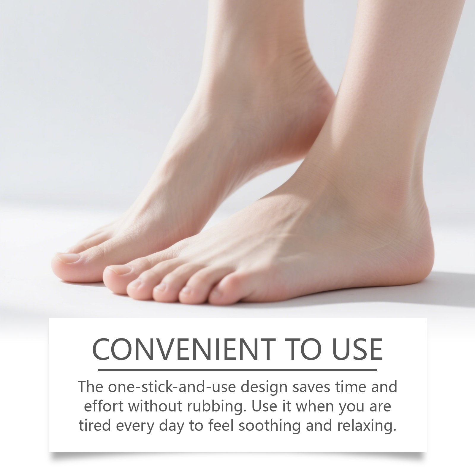 Plant Extract Foot Care Patch Mild Daily External Use Balanced Gentle Comfort Breathable Fit Sole