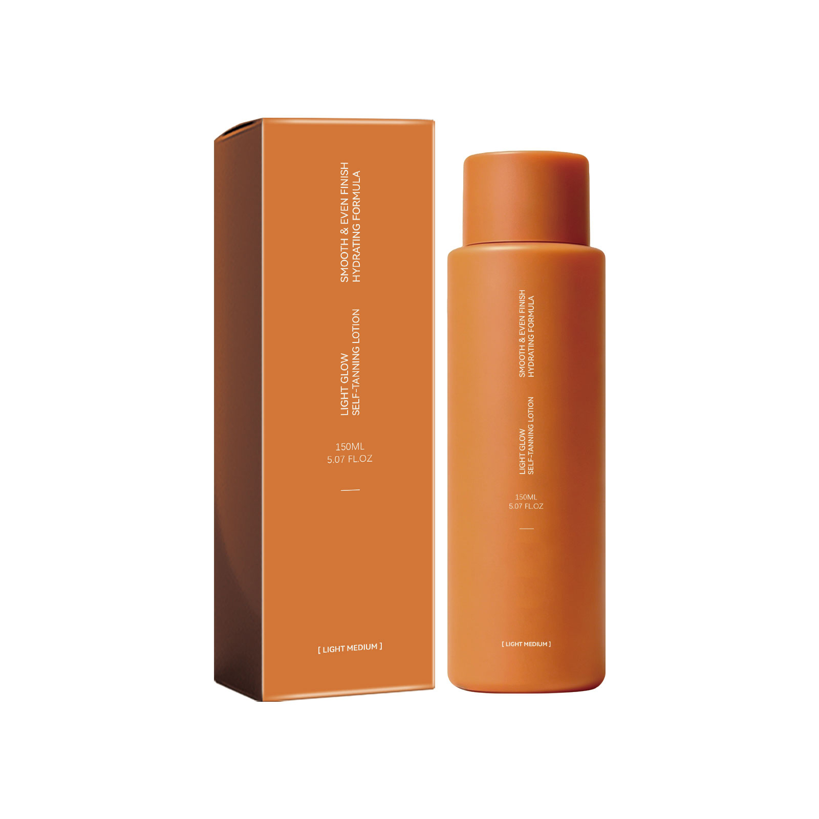Natural Brown Mild Tanning Lotion Moist Texture Light Smear Even Skin Tone Daily Body Care