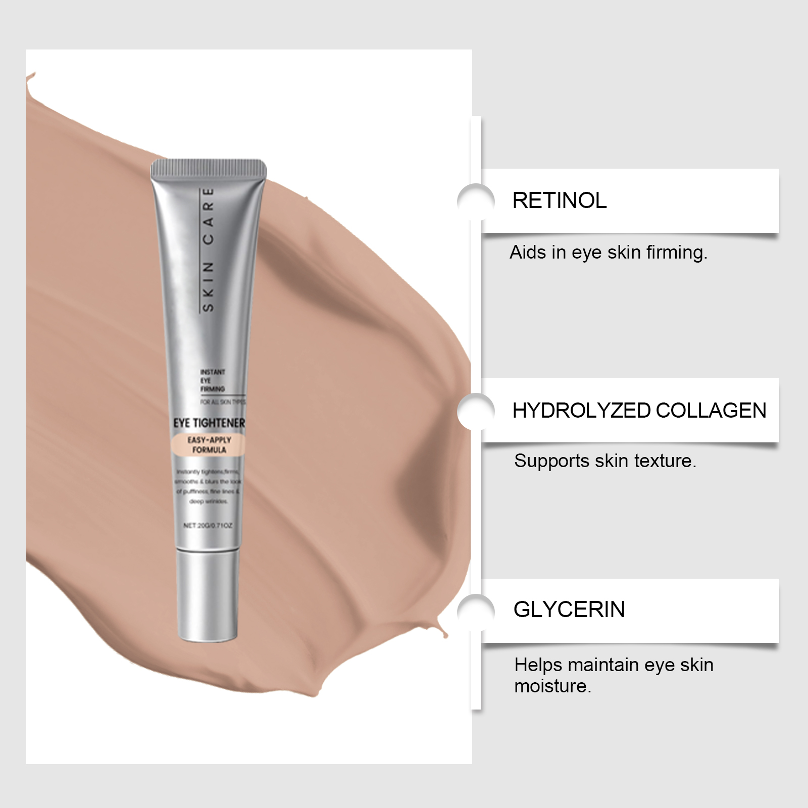 Eye Cream Firming Moisturizing Skin Around Eyes Delicate Anti Wrinkle Nourishing Facial Daily Care