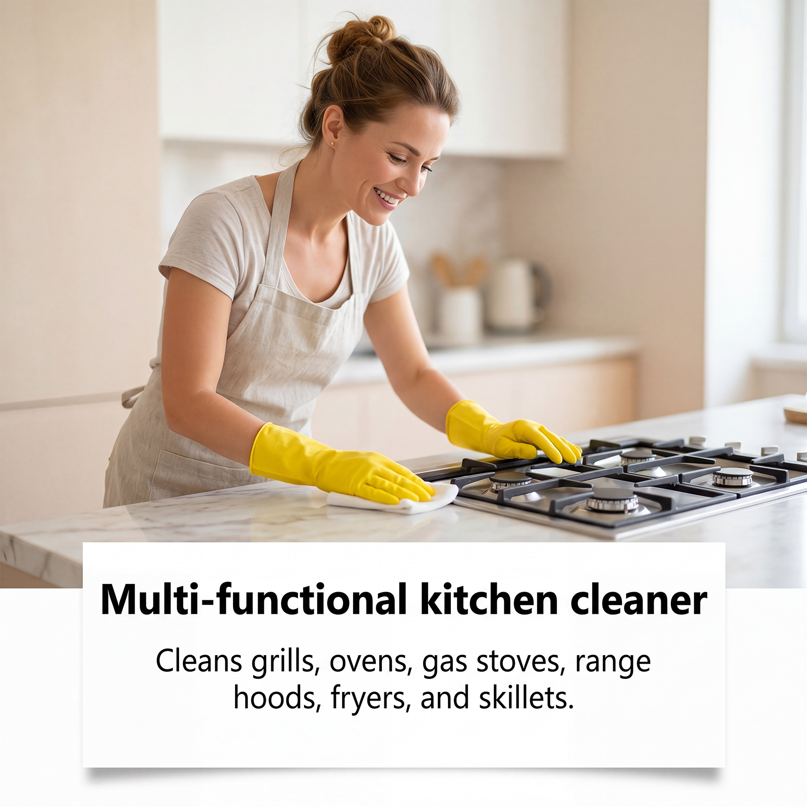 Kitchen Grease Cleaner Daily Deep Cleaning Clean Renew Kitchen Stove Range Hood Oil Stain