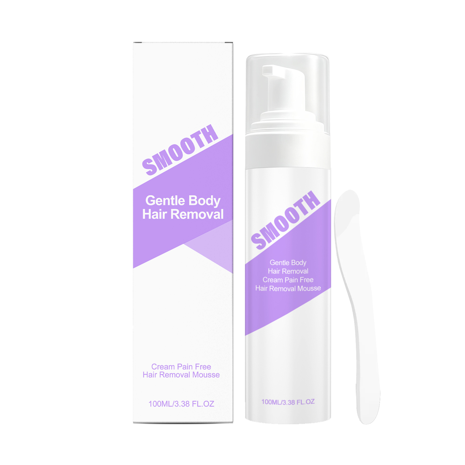 Gentle Soothing Hair Removal Mousse Fine Foam Easy To Clean Moisturizing For Whole Body Multiple Areas