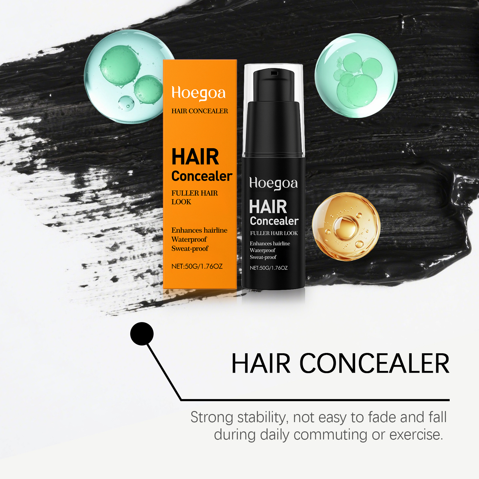Hair Concealer Covers Hair Part Modifies Hair Light Fluffy Feeling Daily Hair Styling