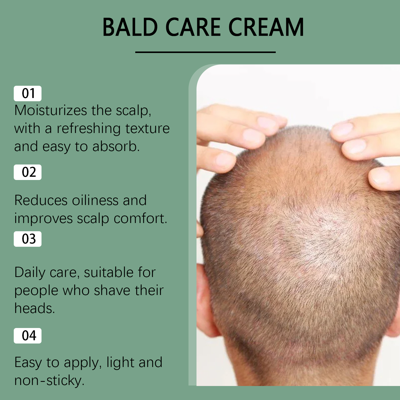 Hair Care Cream Clean Refreshing Mild Ingredients Protect Hair Follicle Scalp Shine Massage Treatment Balm