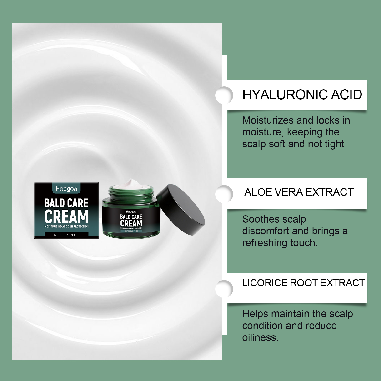 Hair Care Cream Clean Refreshing Mild Ingredients Protect Hair Follicle Scalp Shine Massage Treatment Balm