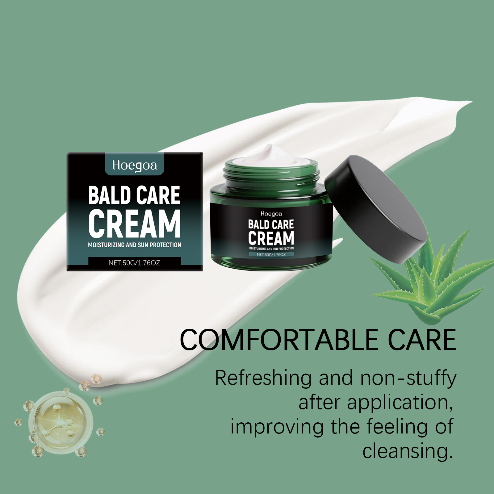 Hair Care Cream Clean Refreshing Mild Ingredients Protect Hair Follicle Scalp Shine Massage Treatment Balm