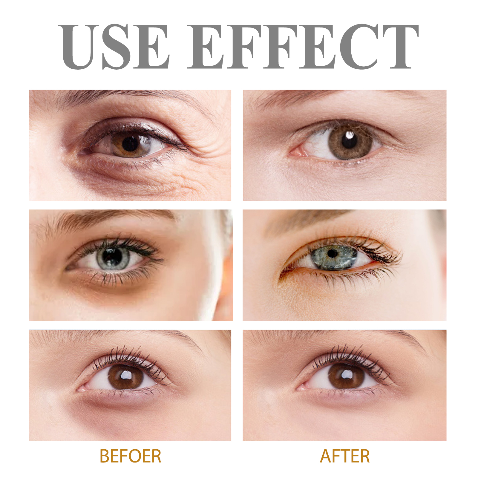 Eye Firming Gel Anti Aging Fine Lines Dark Circles Puffiness Hydrating Under Eye Care Daily Treatment 10ml
