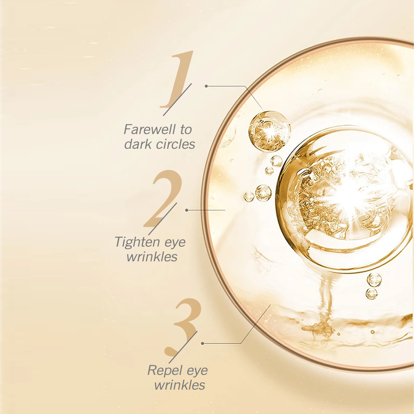 Eye Firming Gel Anti Aging Fine Lines Dark Circles Puffiness Hydrating Under Eye Care Daily Treatment 10ml