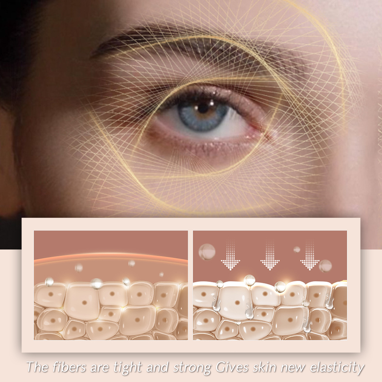 Eye Firming Gel Anti Aging Fine Lines Dark Circles Puffiness Hydrating Under Eye Care Daily Treatment 10ml