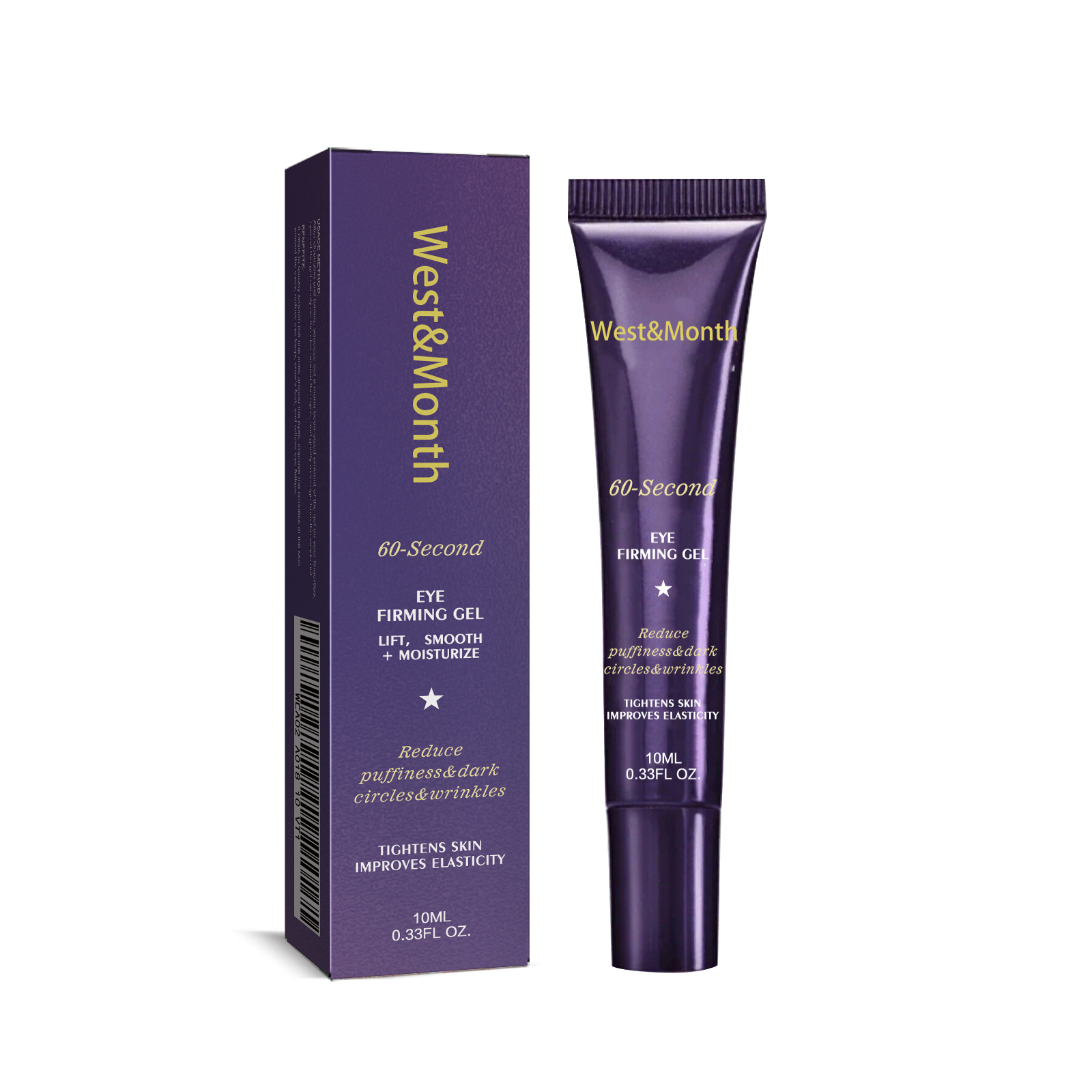 Eye Firming Gel Anti Aging Fine Lines Dark Circles Puffiness Hydrating Under Eye Care Daily Treatment 10ml