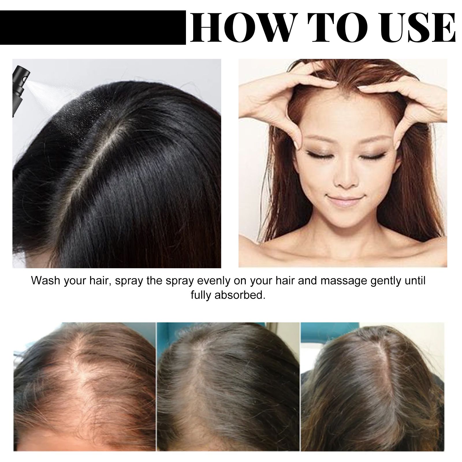 Batana Hair Density Spray Deep Scalp Nourishing Strengthening For Thicker Fuller Hair Daily Care