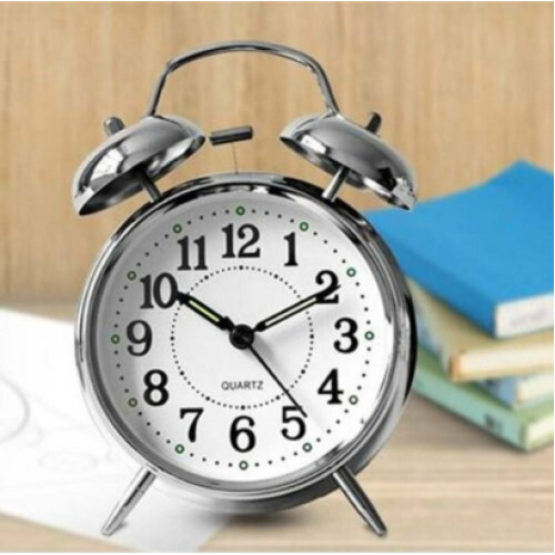 NEW Retro Loud Double Bell Alarm Clock Bedroom