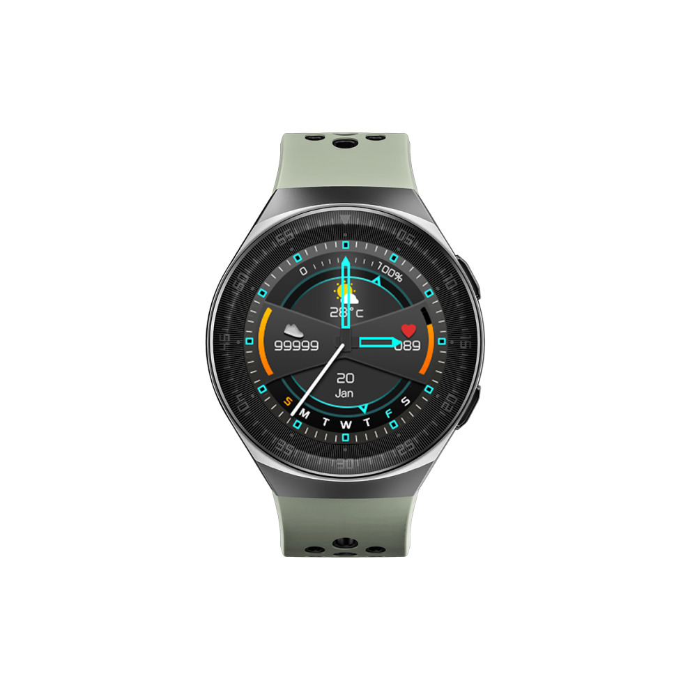 Smart Watch Men Women Mp3 Play Music 8G Memory Bluetooth Call   Watches(Green)
