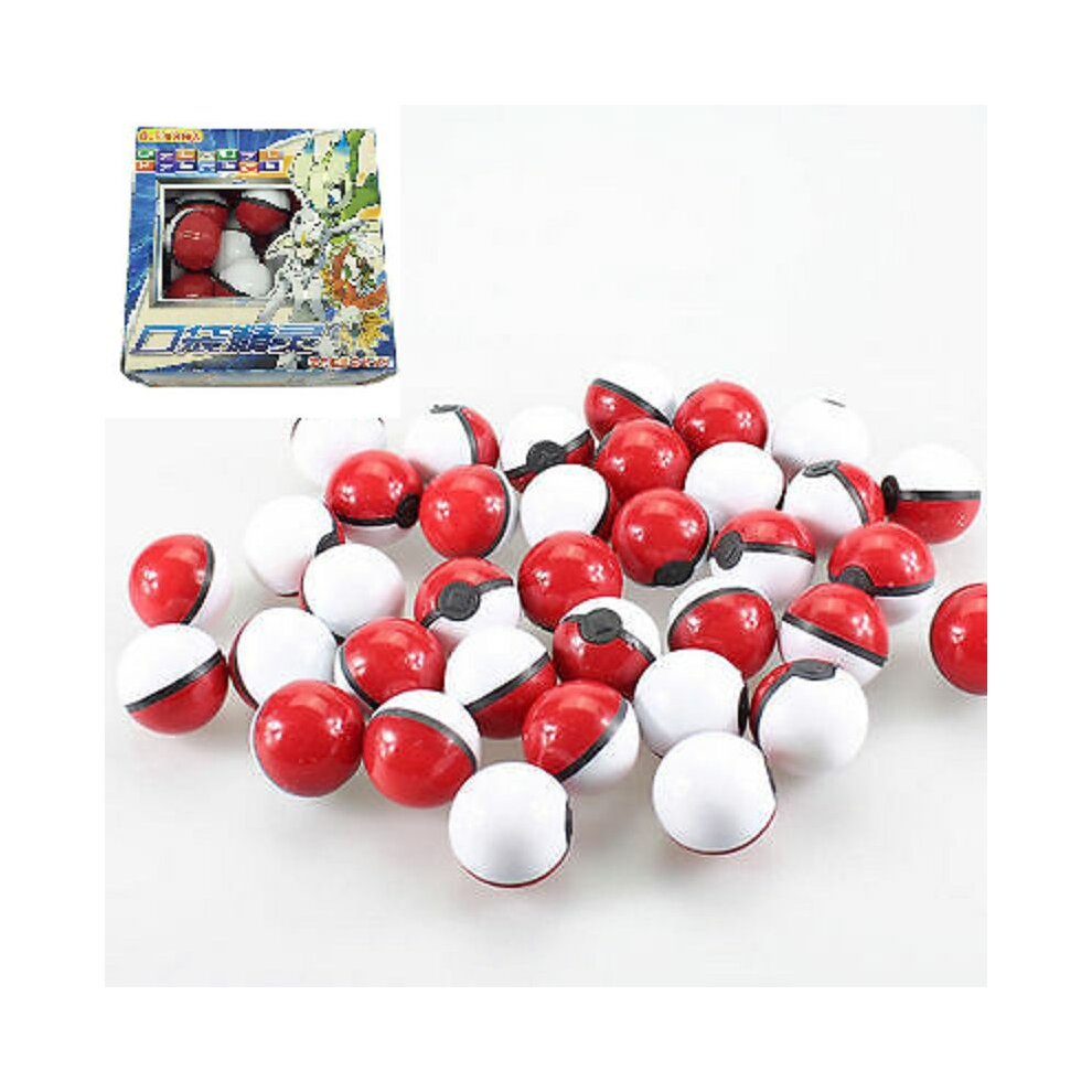 (COLORFUL) 36pcs Pokemon Go Pokeball Pop-up Ball&Mini Monster