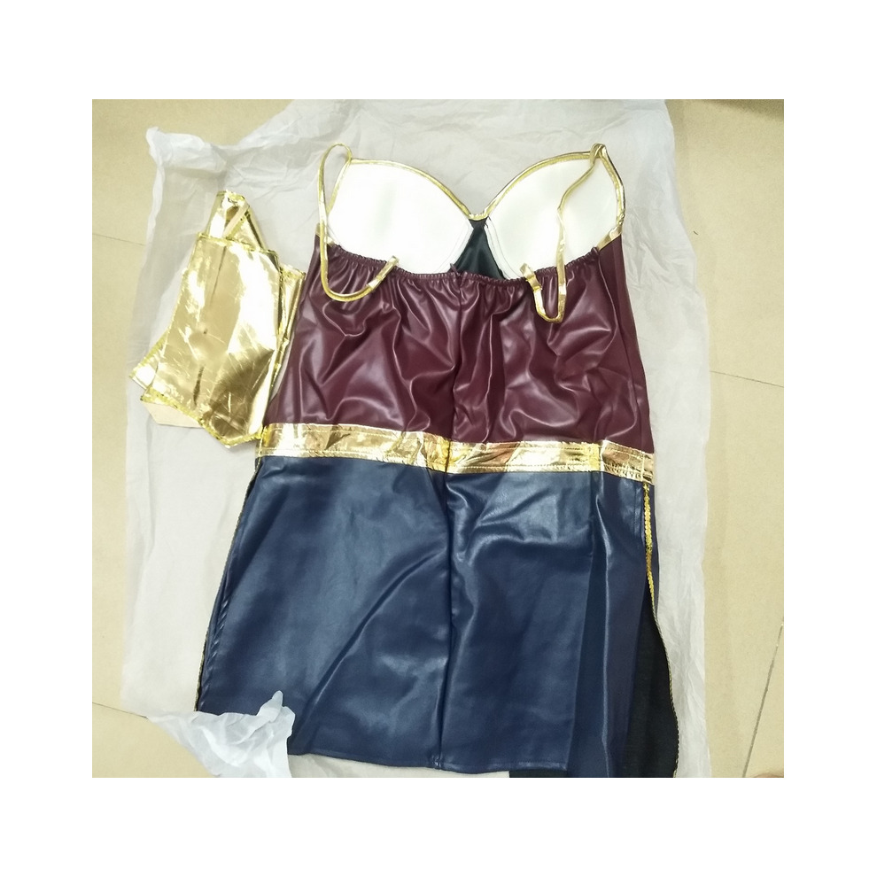 (L) Wonder Woman Costume Halloween Cosplay Fancy Dress