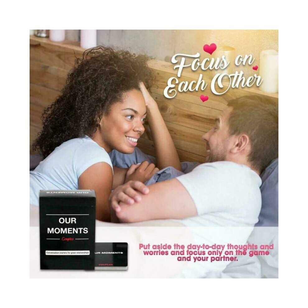Our Moments Card Couples Funny Game Conversation Starters for Great Relationship