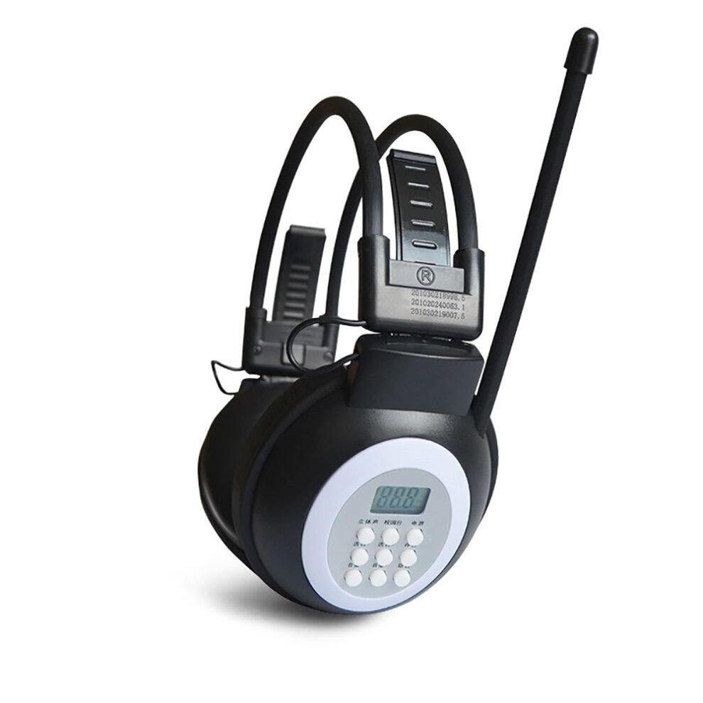 HRD-308S Portable Digital Wireless Headphone FM Radio Stereo Headset