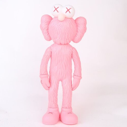 (Pink) 12' Kaws Exhibition Sesame Street Kaws BFF PVC Toy