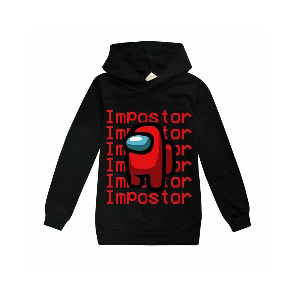 (Type F~130cm 6~7 years) Among Us Kids Hoodie Hip Hop Game Hoodie Boys Among Us Pullover 2022 Spring And Fall New Products Girls Boy Impostor Hoodie