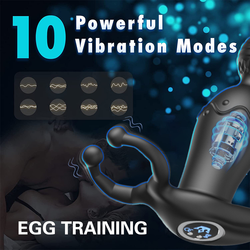 Anal Toys Adult Sex Toys Vibrator Butt Plug G-point Egg Stimulation Vibrating Machine Wearable APP Control Couples Men Women Prostate Massaging Toy