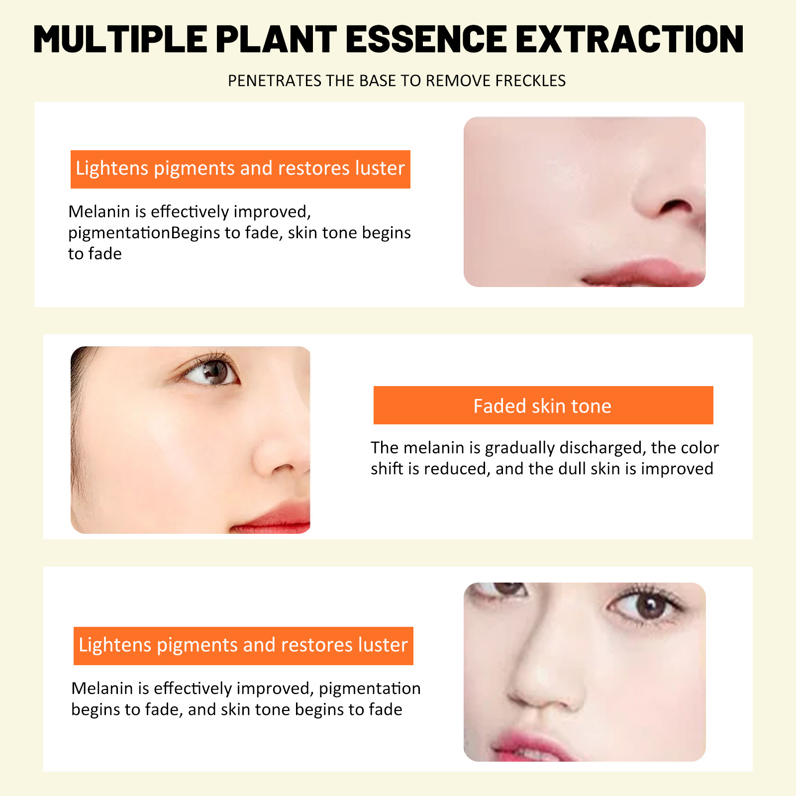 Whitening Freckles Cream Anti Freckle Pen Melanin Spots Cream Vitamin C Blemish Removal  Hydrating