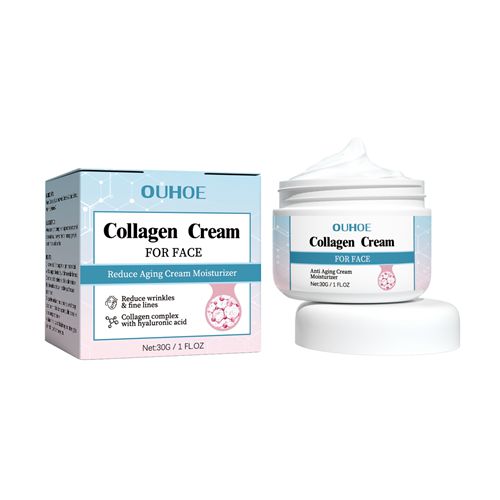 Collagen Face Cream Wrinkle Removal Cream Fade Fine Line Firming Moisturizing Tighten Repairing Hydrating Anti Aging