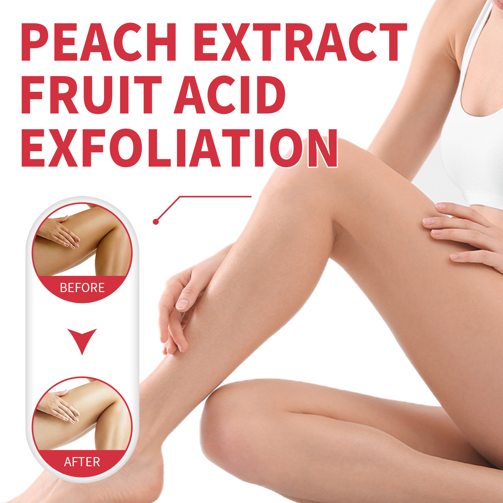 Extract Exfoliation Acid Exfoliating Cream Whitening Face Scrub Cream Skin Care  Peach Smoothing Gel Deep Cleansing Face Scrub Hydrating Moisturizing