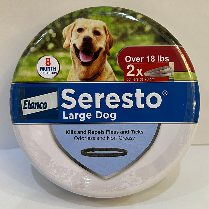 (For Large Dog 70cm) Seresto Adjustable Pet Anti Flea Tick Neck Collar for Dogs and Cats Repellent Control Collar for Pets Puppies Against Flea Lice Tick Protection Supplies
