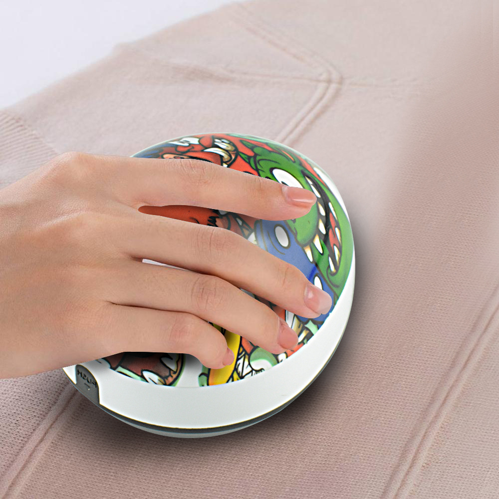 (Style A) Compact Portable Mini Electric Fabric Shaver Cartoon Creative Design for Clothes