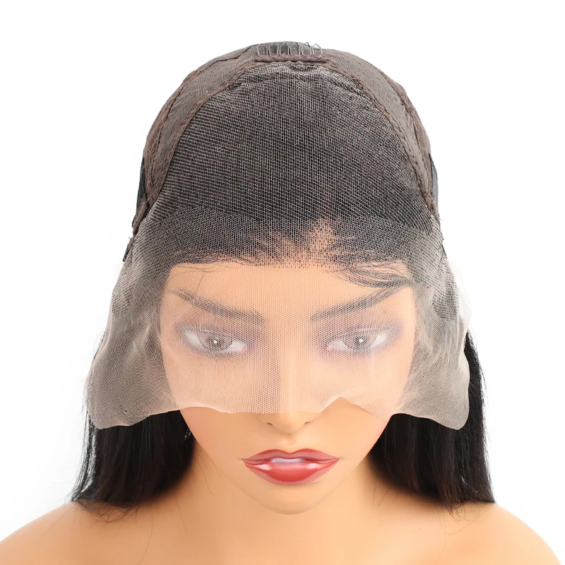 (18 inches) Straight Lace Front Wigs Human Hair Wig for Black Women 18-26inch Natural Color 13x4 Lace Front Human Hair Wig 150 Percent Density