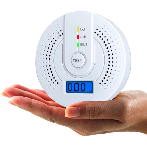 Carbon Monoxide Detector CO Alarm Detector Monitor for Home Safety