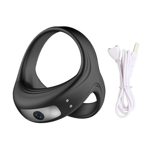 Penis Cock Ring Vibrator Vibrating Cockring Male Masturbator Delay Ejaculation Erection Sex Products Silicone Adults Toys Massager for Men Couples
