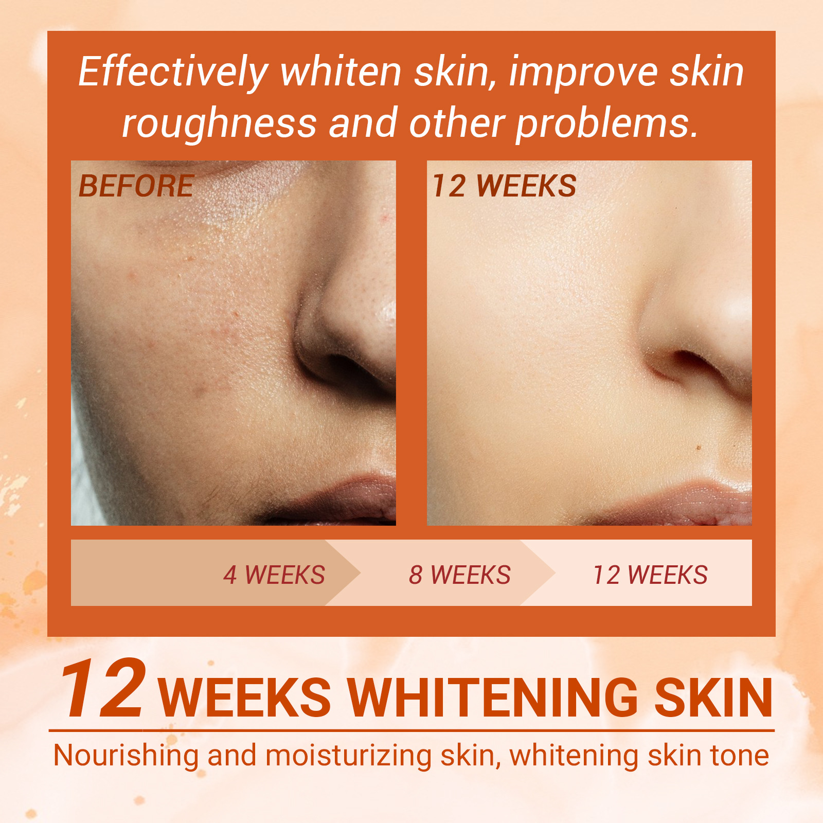 EELHOE Vitamin C Moisturizing Mist Hyaluronic Nourishing Essence Improve Skin Elastic Fresh Skincare Water Spray Serum