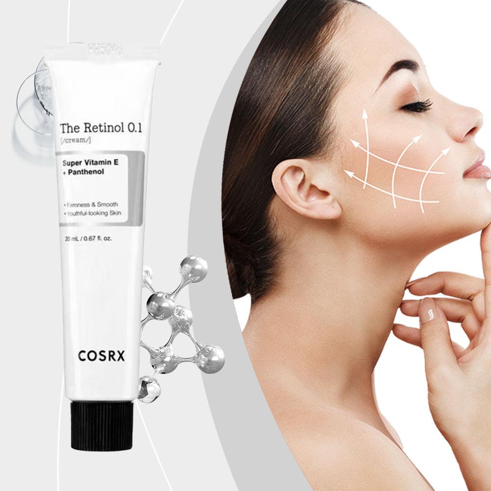 Cosrx Snail Night Cream Pure A Retinol Face Cream Anti Aging Cream for Fine Lines Lifting Firming Eye Neck Cream 20ml