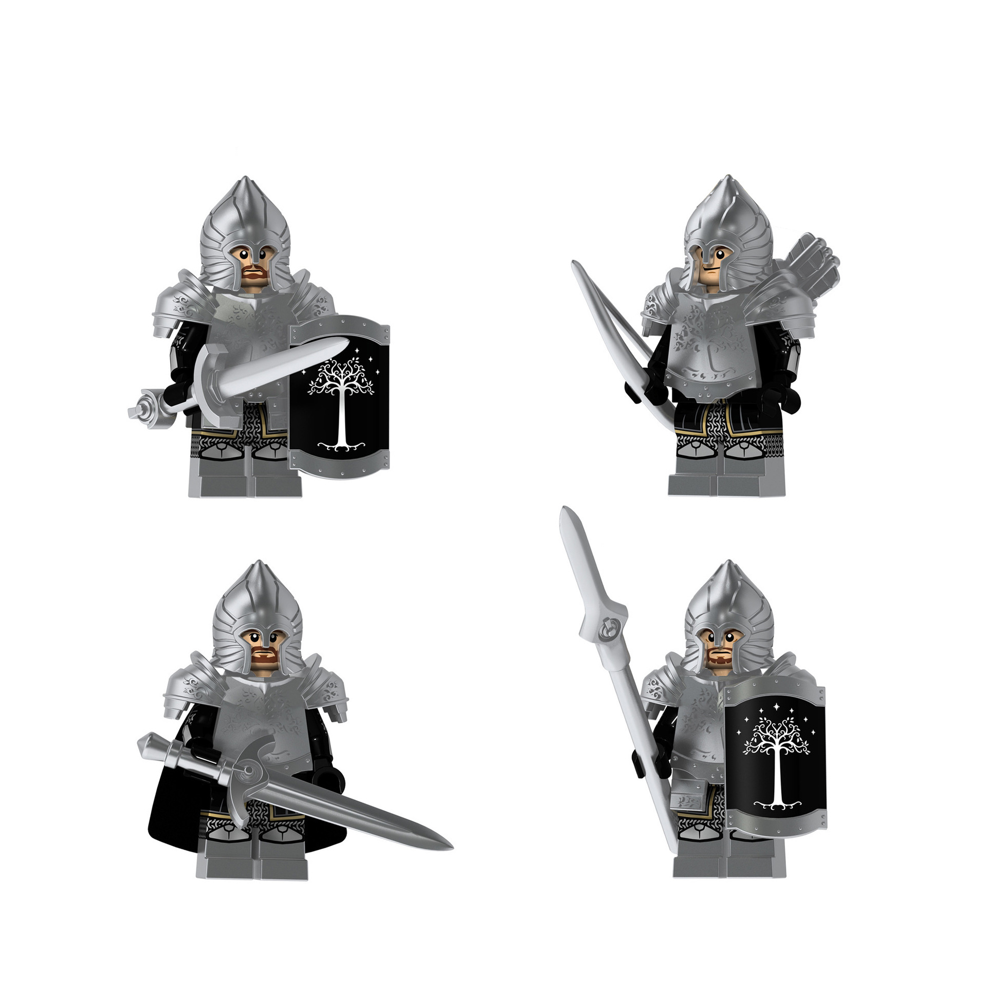 Soldiers Mini Figures Toys The Lord of the Rings Building Blocks Long Lasting Enjoyment Countless Hours Of Entertainment for Kids