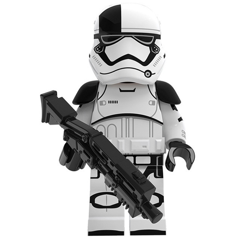 (Soldier B) Star Wars Legion Mini Figures Toy Set Military Building Blocks with Weapons for Imaginative War Games for Kids Strategy Play and Display Collection