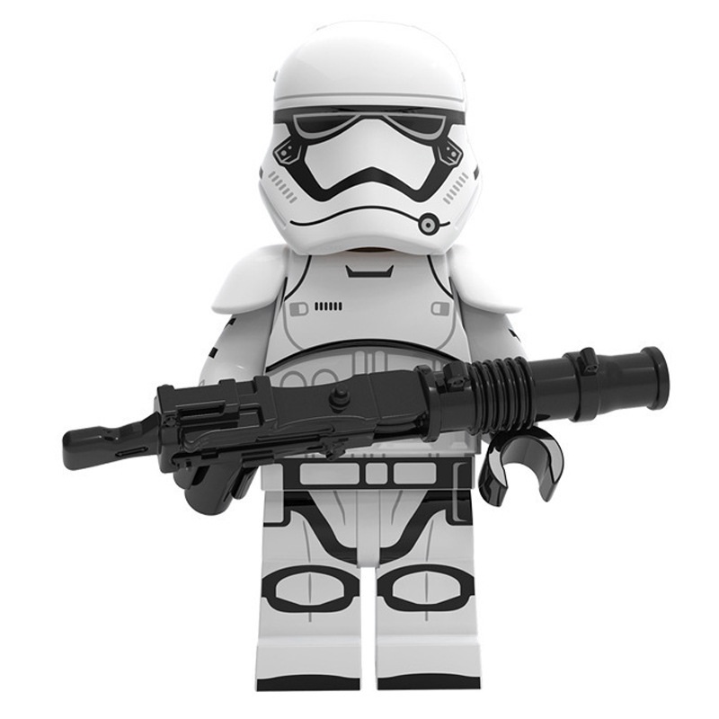 (Soldier B) Star Wars Legion Mini Figures Toy Set Military Building Blocks with Weapons for Imaginative War Games for Kids Strategy Play and Display Collection