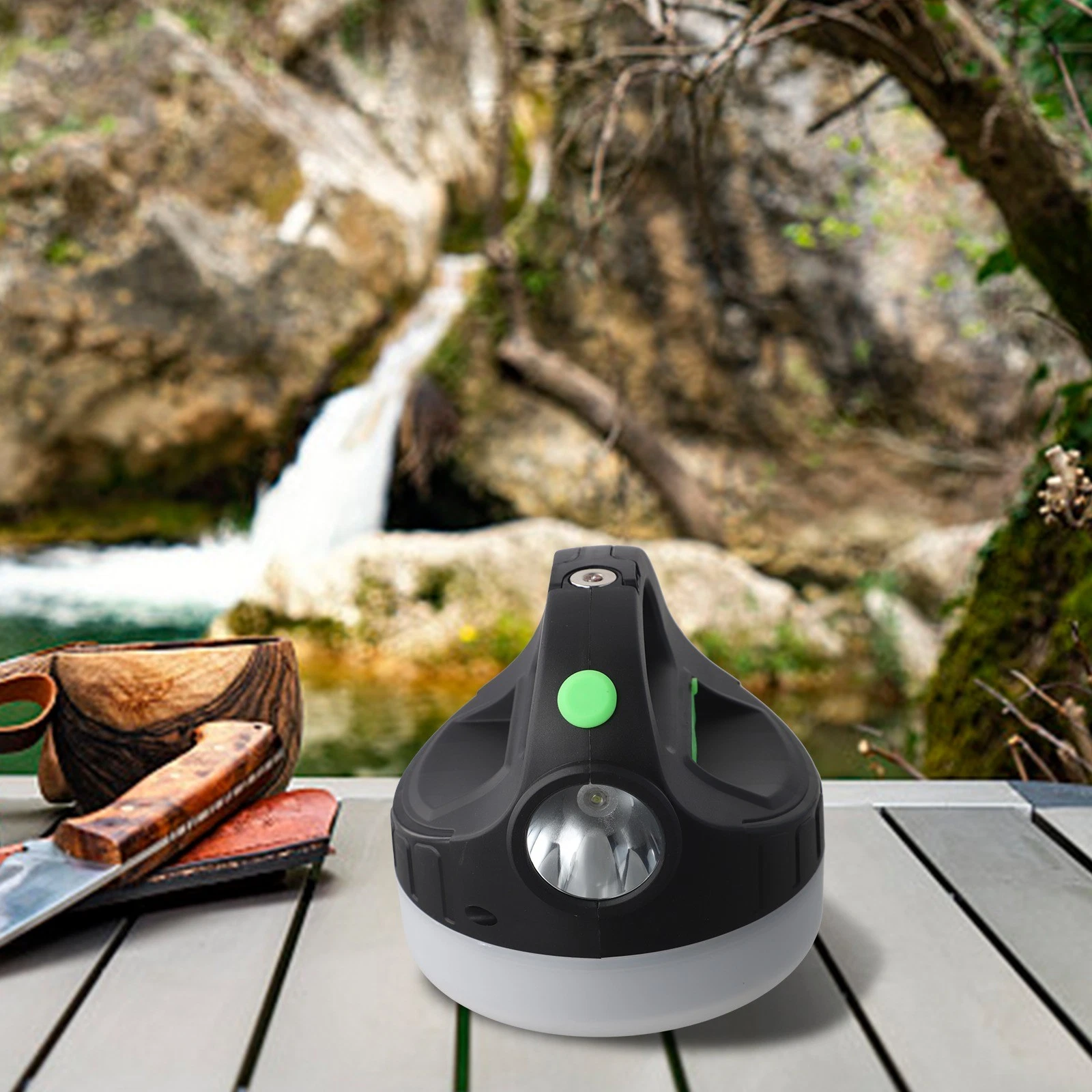 Solar Powered Magnetic LED Wall Light with Motion Sensor for Outdoor Use