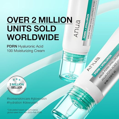 Hyaluronic Acid Cream Lightweight Hydrating Glow Skin 60ml