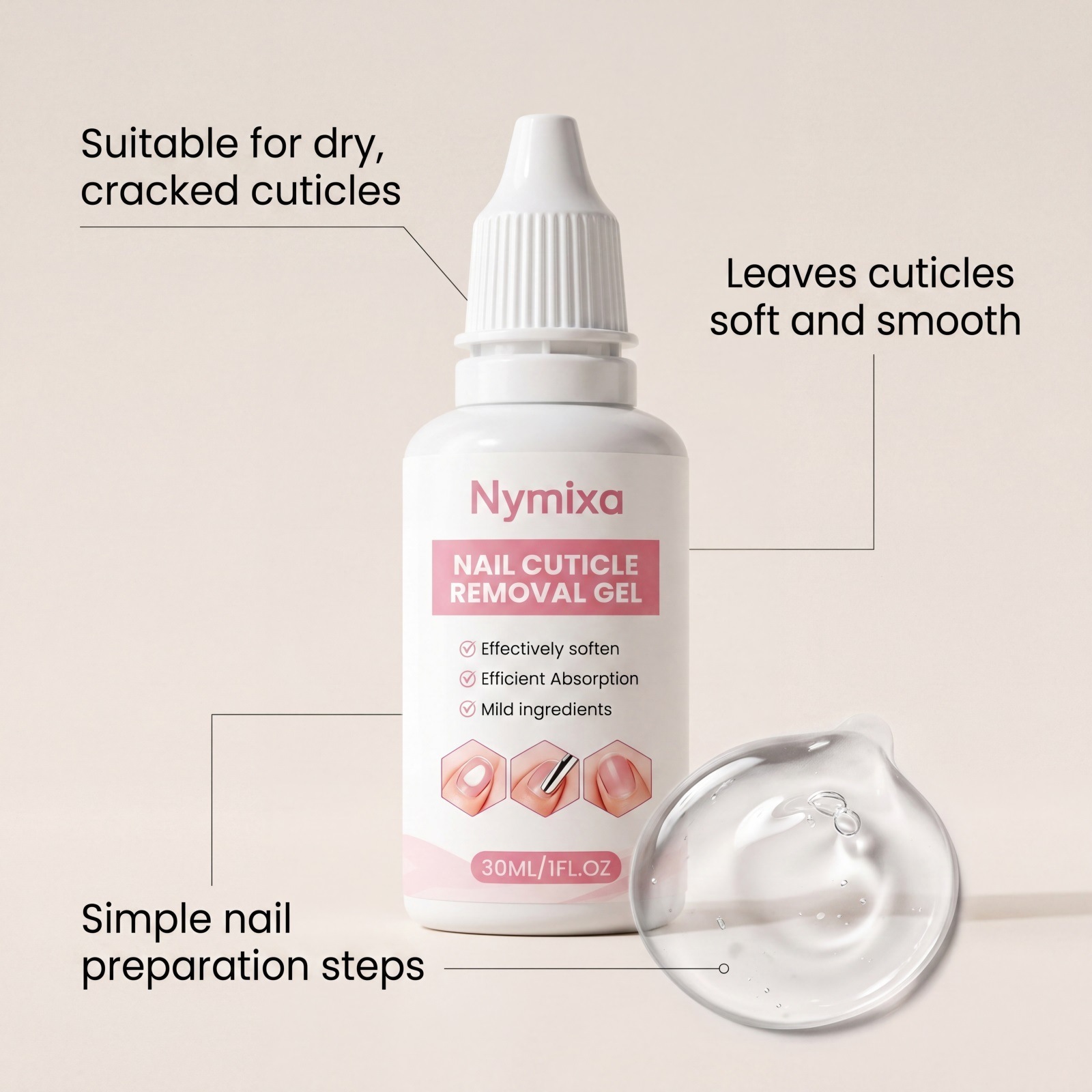 Cuticle Care Treatment For Softening Nourishing And Natural Shine Hand And Nail Care